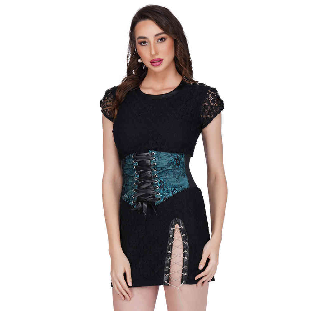 Attitude Corsets - Netis Korsettgürtel - Türkis